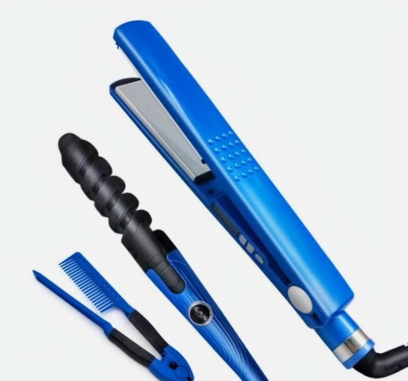 NochaStore 3 in 1 Babyliss Pro Hair Curling and Straightener